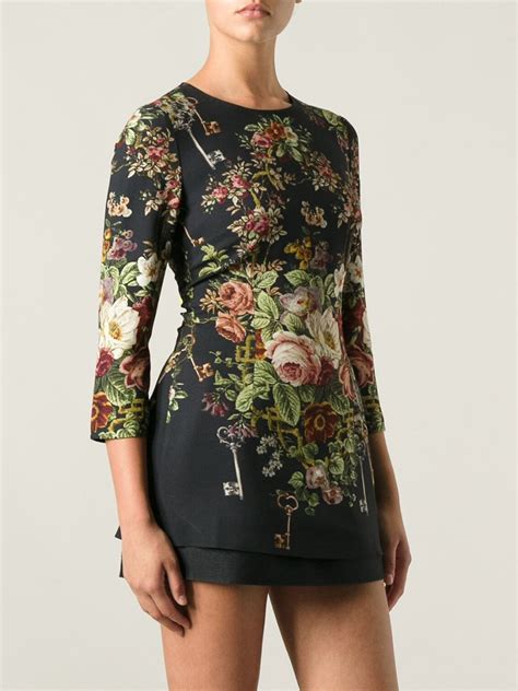 dolce and gabbana floral top.